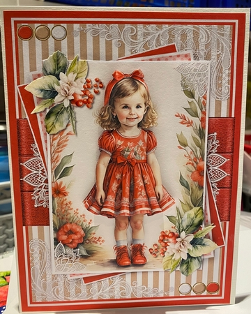 Christmas girl 3 by Kym Barry