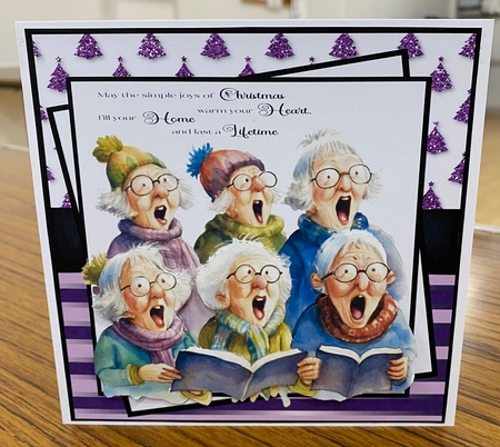 CAROL SINGING GRANNIES 3 by Kym Barry