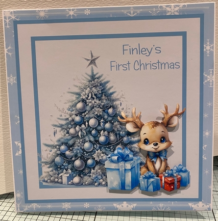 Baby boys First Christmas by Kym Barry