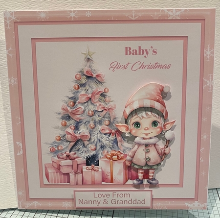 Baby Girls First Christmas by Kym Barry