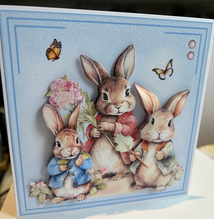 A Trio Of Bunnies by Kym Barry
