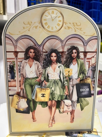 Girls Shopping by Kym Barry