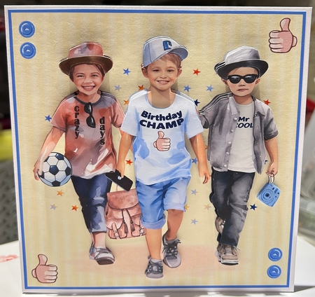 Birthday Boy & Friends by Kym Barry