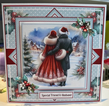 Christmas Couple 2 Mini Page Kit by Kym Barry