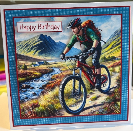 just mountain biking by Kym Barry