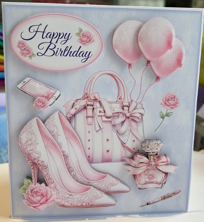 Female Accessories Birthday Card by Kym Barry