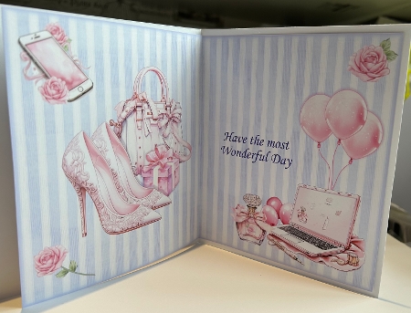 Female Accessories Birthday Card by Kym Barry