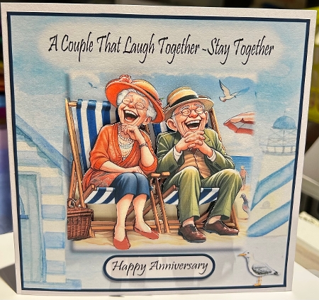 Laughing Couple Anniversary 2 by Kym Barry
