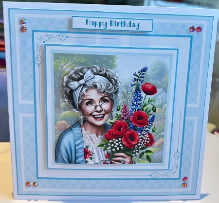 Happy Flower Ladies by Kym Barry