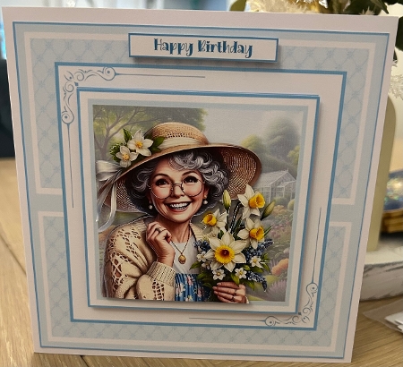 Happy Flower Ladies by Kym Barry