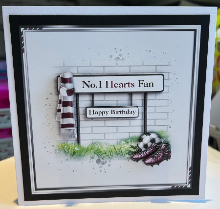 No.1 Hearts Fan by Kym Barry