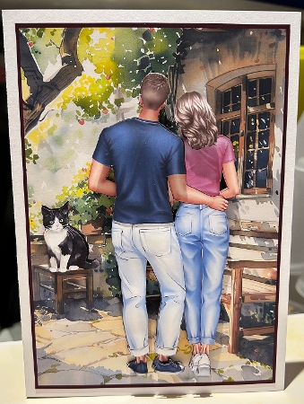 Open card for Male by Kym Barry