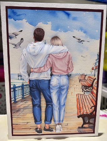 Open card for Male by Kym Barry