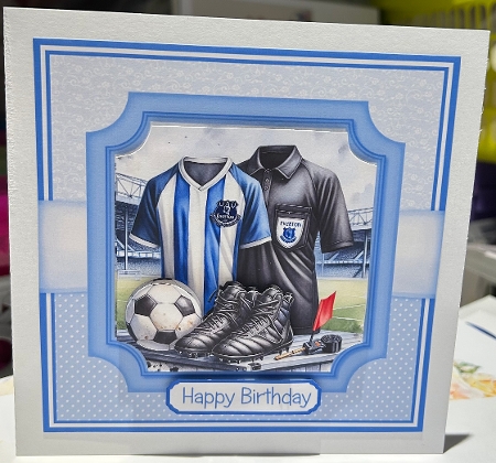 6X6 Everton 1 Themed - Illustrations for Cardmakers & Designers  by Kym Barry