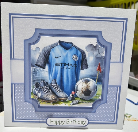 6X6 Man City Themed - Illustrations for Cardmakers & Designers  by Kym Barry