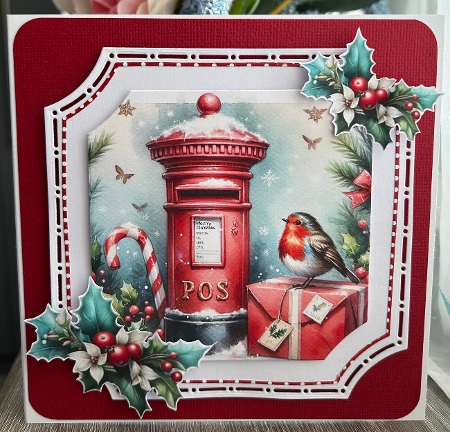 6x6 Christmas Post Box 2 - Illustrations for Cardmakers & Designers  by Kym Barry