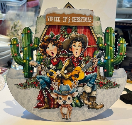 Howdy Christmas 1 Rocker Mini Kit by Kym Barry