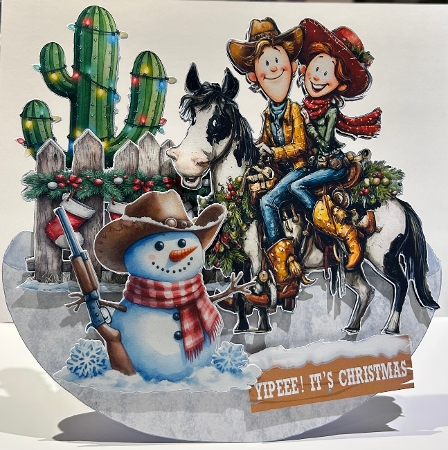 Howdy Christmas 3 Rocker Mini Kit by Kym Barry