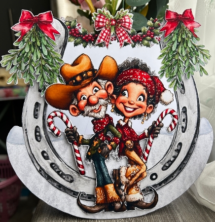 Howdy Christmas 12 Rocker Mini Kit by Kym Barry