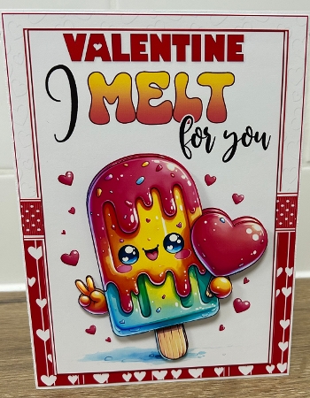 A5 Fun fruity Valentine choice of four mini kit by Kym Barry