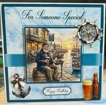 A Pint at the Harbour View 2 by Kym Barry