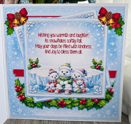 Polar Bear Wishes 6x6 by Kym Barry