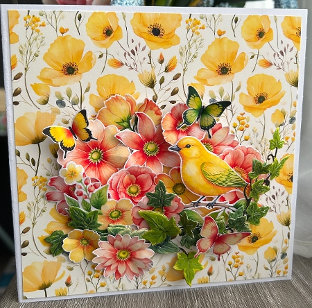 Citrus Burst Birds & Butterflies Fussy Cuts Collage Sheet Featured Gallery Photo