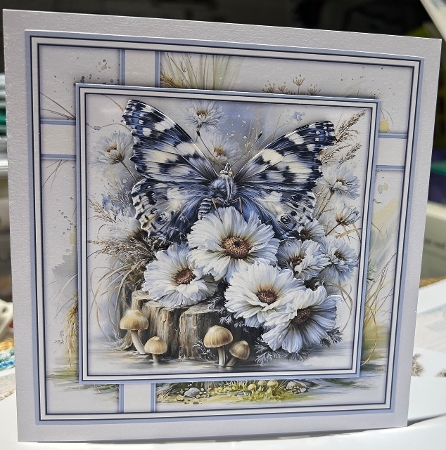 Butterfly Bleu - Mini Kit 6x6 by Kym Barry