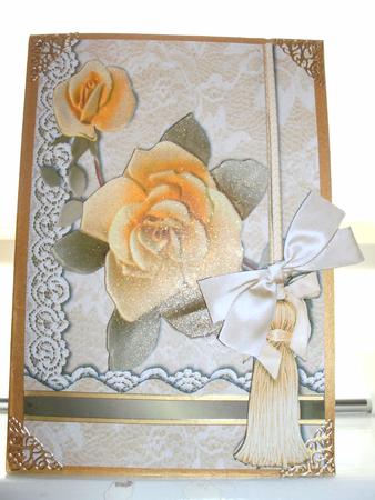 Lemon Rose & Coffee Cream Lace by Kym Pendered