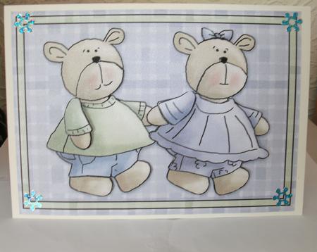 Lil' Bearz Card Front 5 by Kym Pendered
