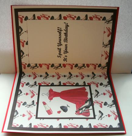 All a Woman Needs Card Insert by Kym Pendered