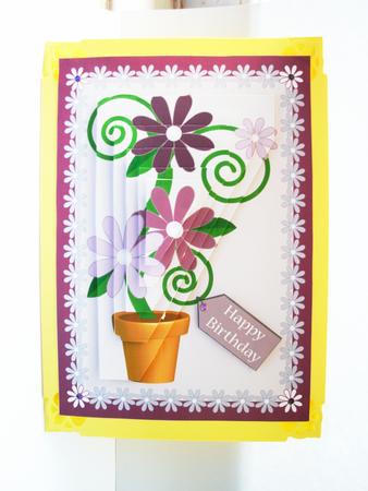Flowers in Pot Pyramid – Purple Shades by Kym Pendered