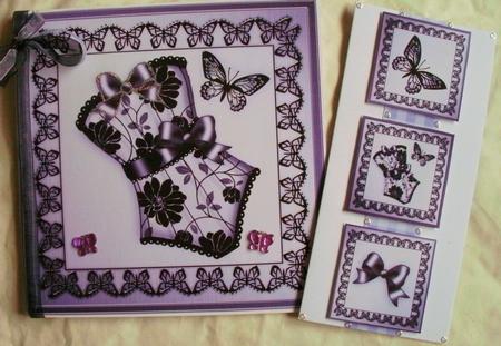 8 x 8 Quick Card Topper - Elegant Boudoir  by Kym Pendered