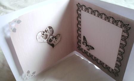 Elegant Romance Matching Insert Square Portrait by Kym Pendered