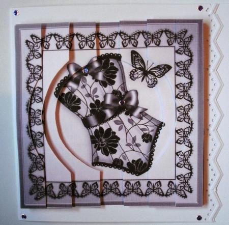 Elegant Boudoir Quick Card with Circular Side Stacker by Kym Pendered