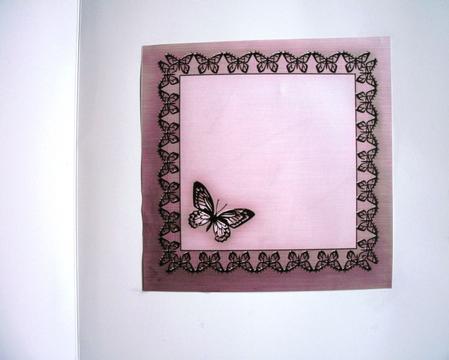 Elegant Boudoir Matching Insert Square Landscape by Kym Pendered