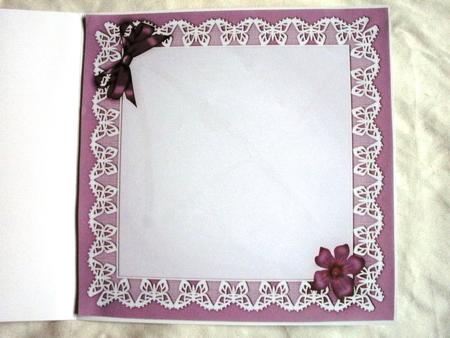 Pretty Viola Matching 8 x 8 Insert Panel by Kym Pendered