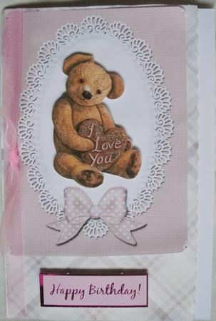 Dl Pearls and Lace Card Front or Insert by Kym Pendered