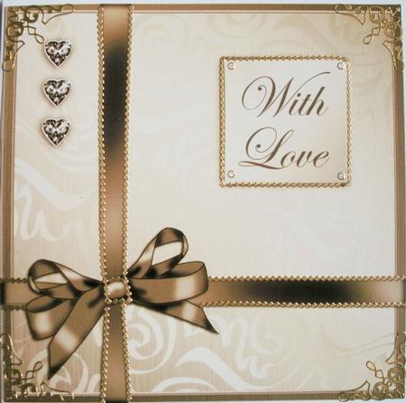 Elegant Flourish 8 x 8 Quick Card Topper by Kym Pendered