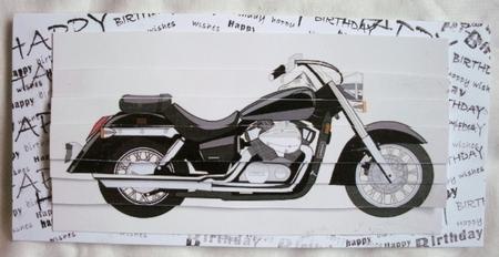 Motorbike Topper by Kym Pendered