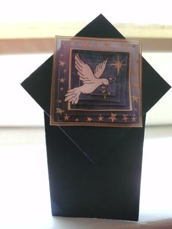Christmas Dove Pyramage sheet by Kym Pendered