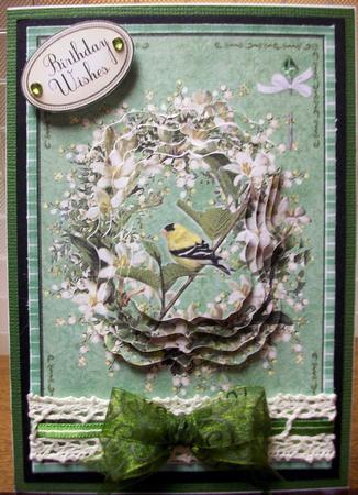 Bird in a Wreath Shaped Pyramid Stacker Featured Gallery Photo