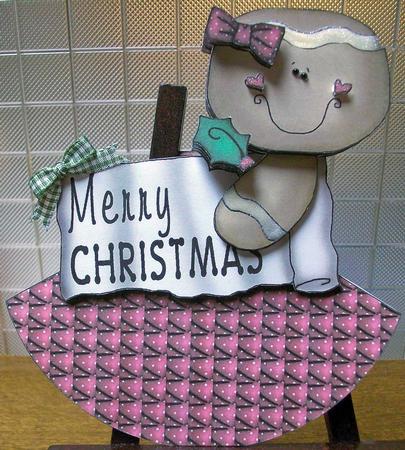 Rock 'n Wobble Christmas Gingerbread by Kym Weber