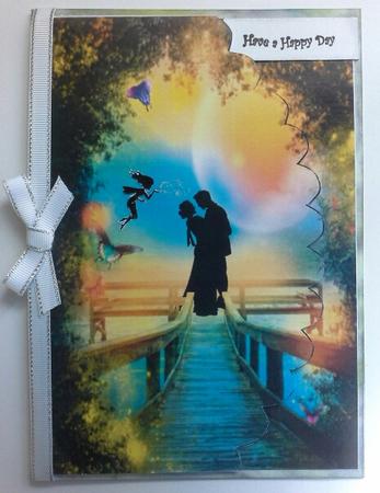 Kissing on the Jetty by Laine HADLOW