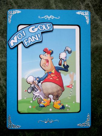 Golfing Golf Man by Laraine Spink