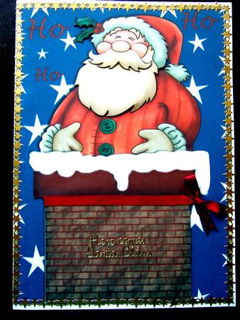 Ho Ho Ho Santas Stuck by Laraine Spink