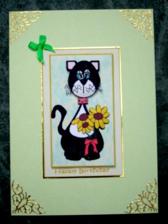 Purrfect Cats Birthday Toppers by Laraine Spink