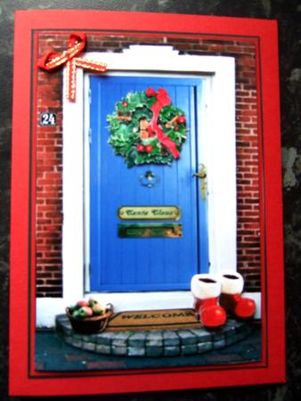 Santas Door by Laraine Spink