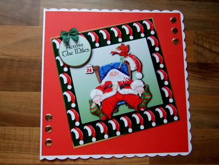 Santa - the Day After + Decoupage by Laraine Spink