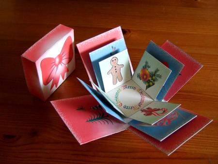 Red Christmas Box by Laraine Spink